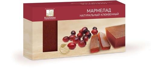  Мармелад пластовый 210г клюквенный в Ставрополе