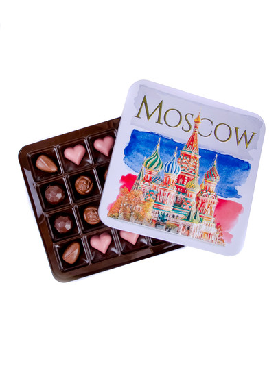  TM LORD Конфеты шоколадны MOSCOW(металлическая коробка)195г) в Ставрополе
