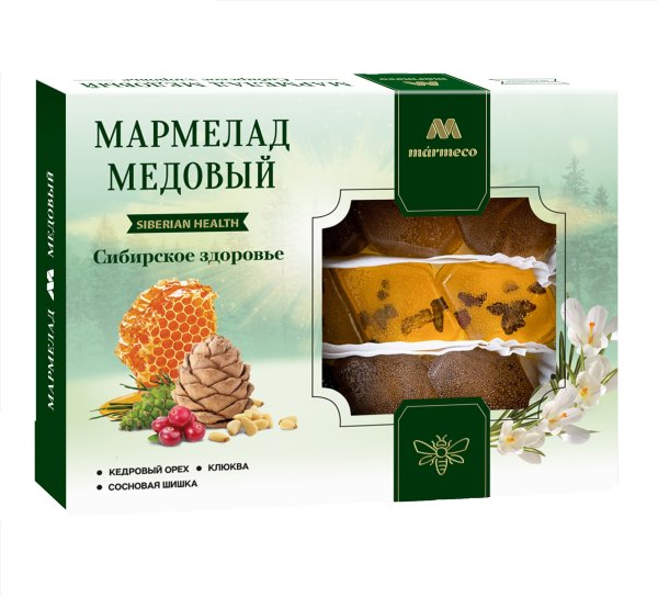 №2 Мармелад медовый "Сибирское здоровье" без сахара 200г  в Ставрополе
